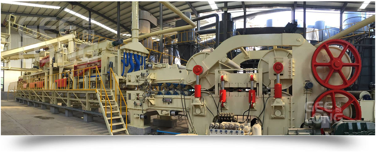 particle board production line